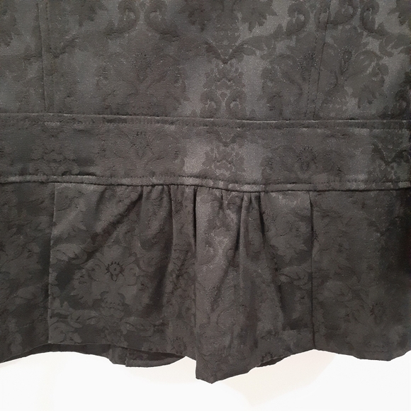 Retro Y2K Urban Behavior Tapestry Style 3/4 Sleeve  Blazer - Picture 4 of 10